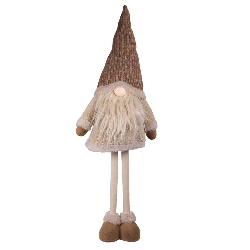 Weihnachtswichtel mit Teleskopbeine braun 45-67cm (64-90cm)