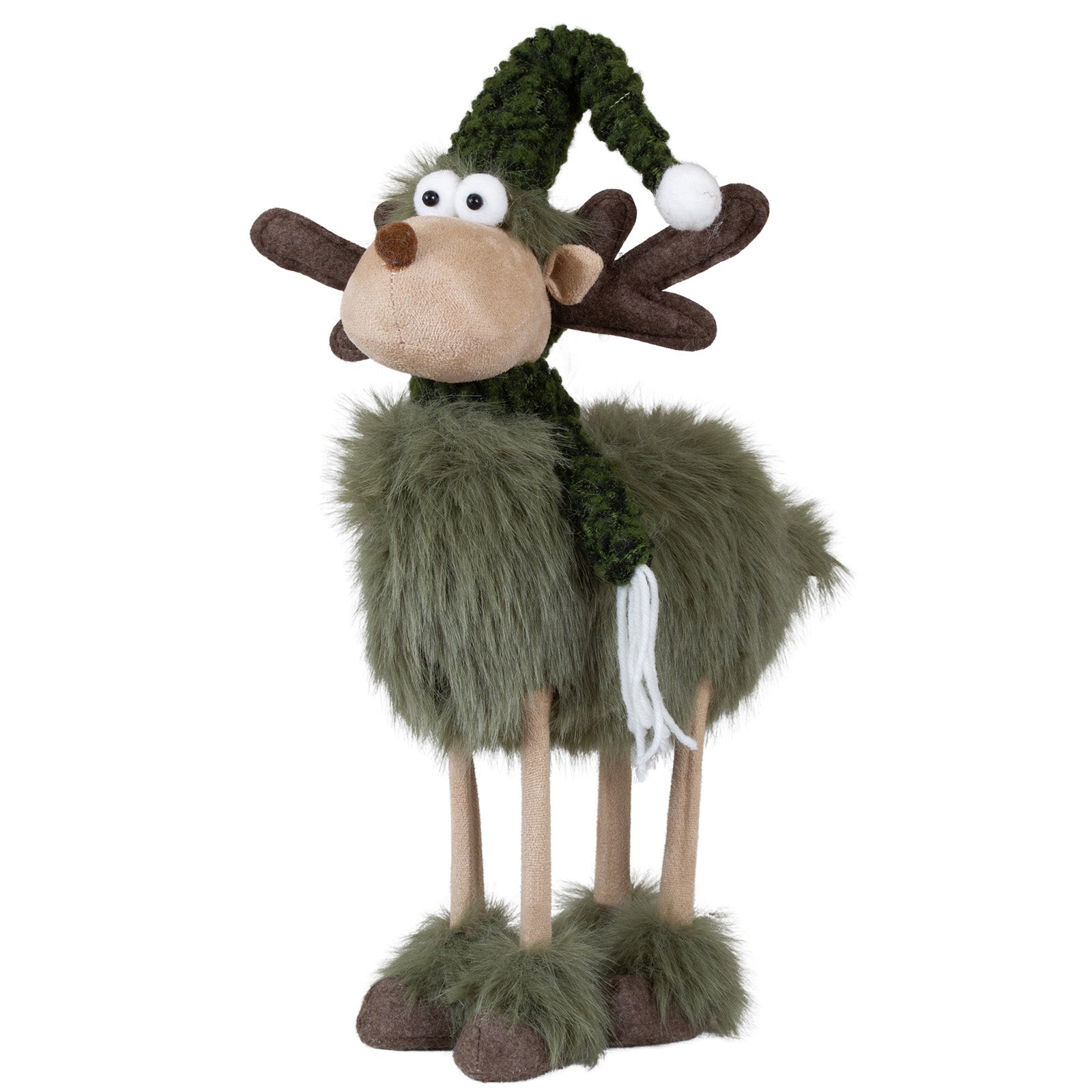 Elch 41cm (55 cm) stehend - süße Weihnachtsfigur für festliche Stimmung