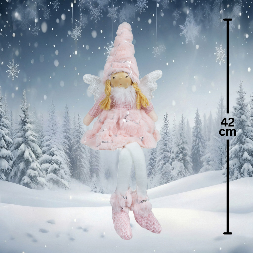 Dekofigur Engel (42cm) Kantenhocker