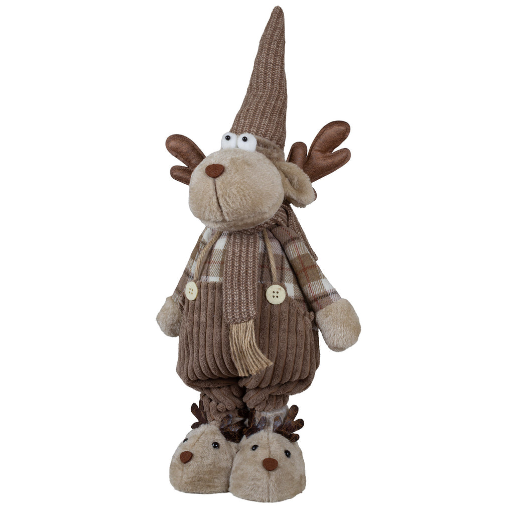 Elch mit Teleskopbeinen 59-68cm – 2 Designs, Handgefertigt