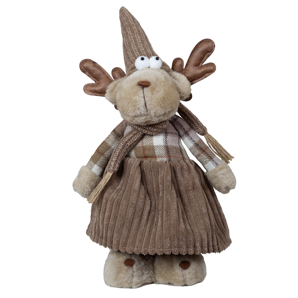 Elch mit Teleskopbeinen 59-68cm – 2 Designs, Handgefertigt