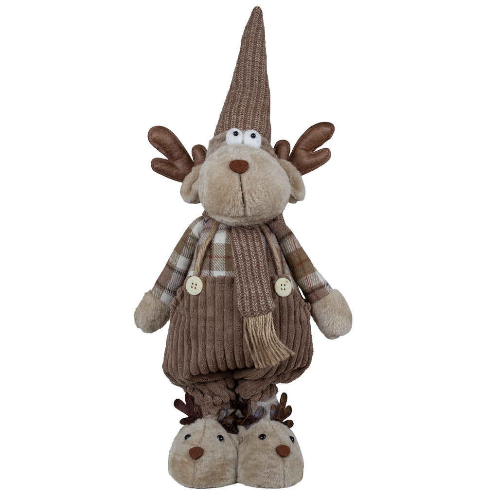 Elch mit Teleskopbeinen 59-68cm – 2 Designs, Handgefertigt