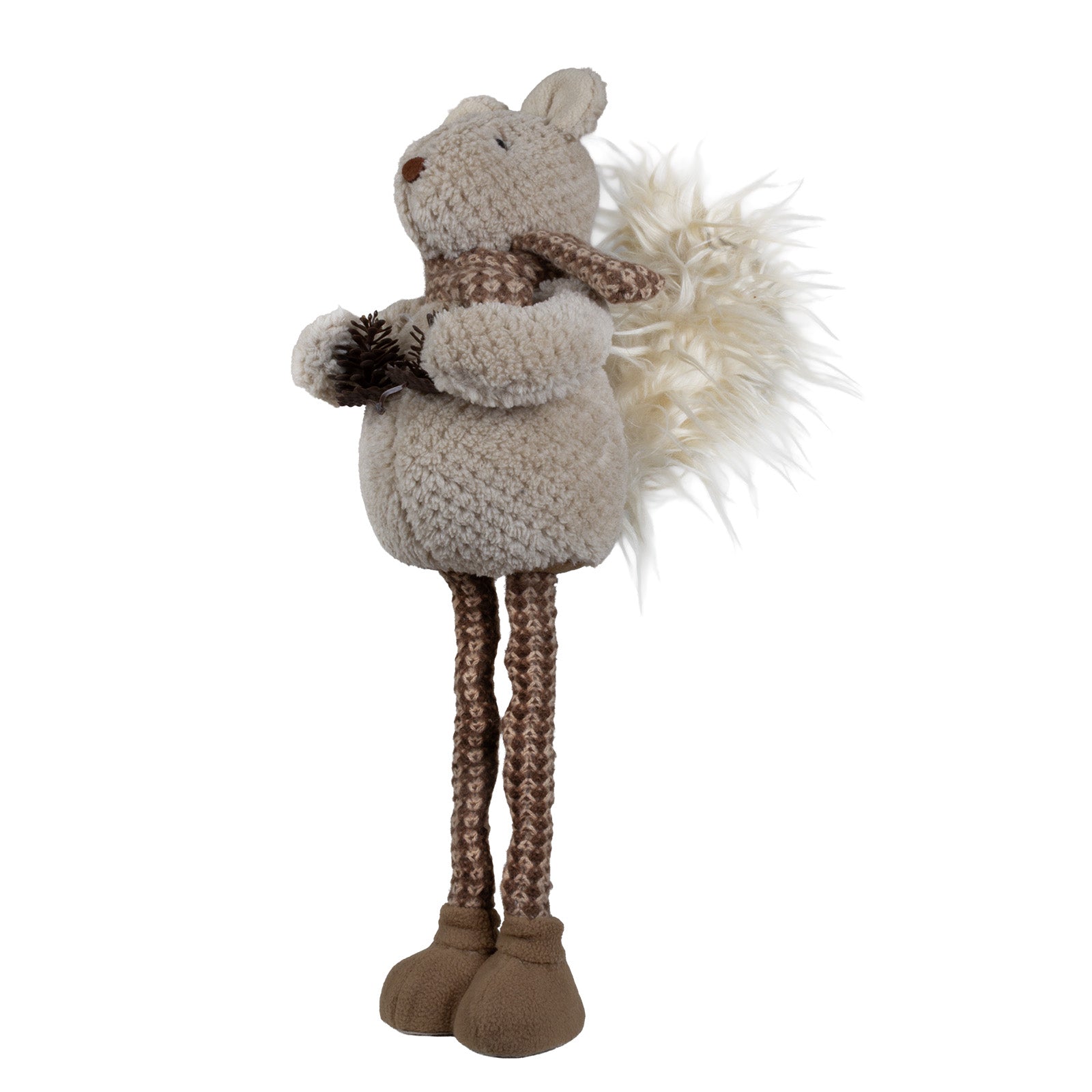 Eichhörnchen mit Teleskopbeinen 52-66cm – Handgefertigt