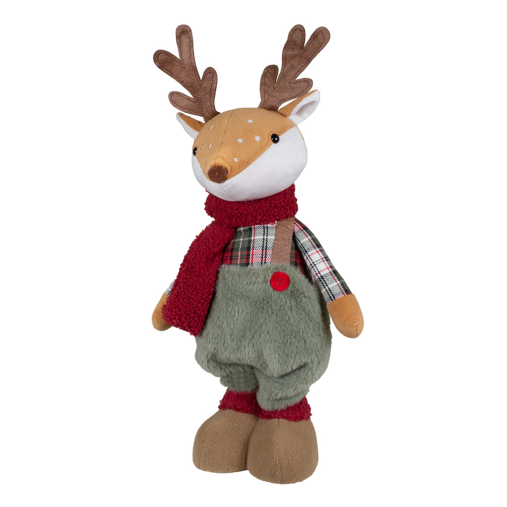 Hirsch mit Teleskopbeinen 55-82cm – 2 Designs, Handgefertigt