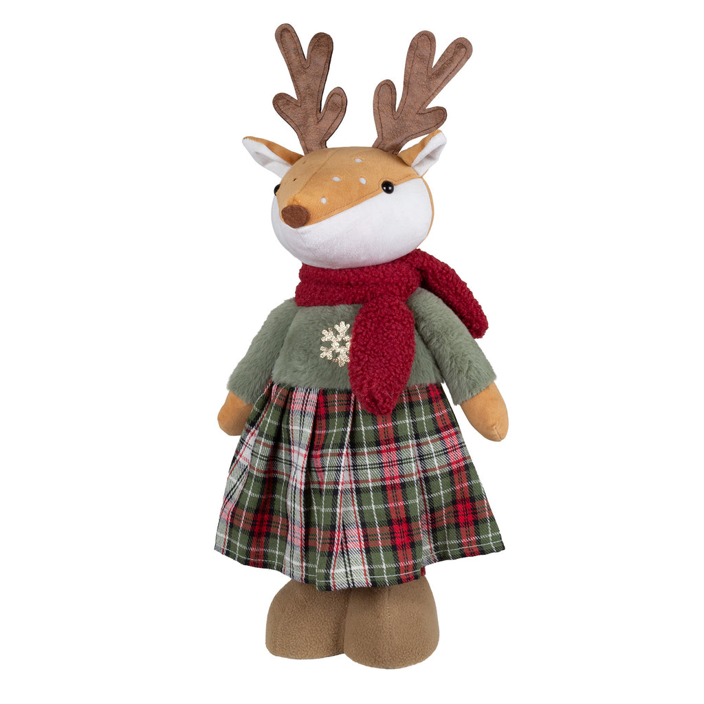 Hirsch mit Teleskopbeinen 55-82cm – 2 Designs, Handgefertigt