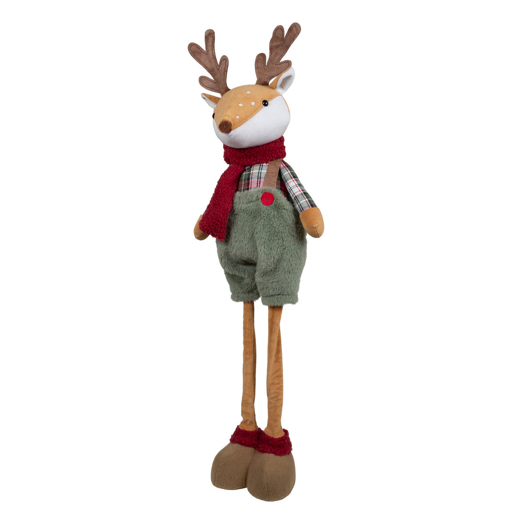 Hirsch mit Teleskopbeinen 55-82cm – 2 Designs, Handgefertigt