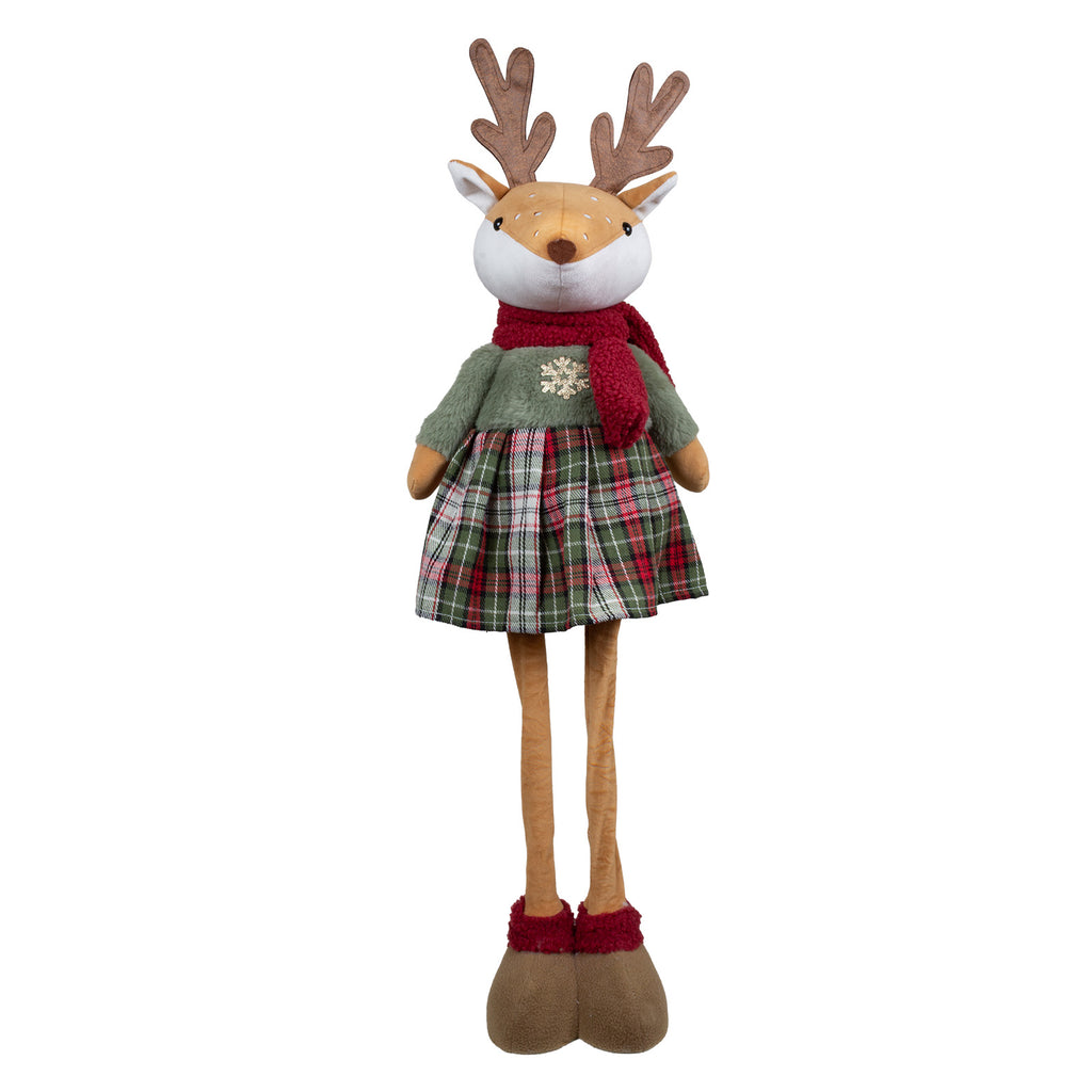 Hirsch mit Teleskopbeinen 55-82cm – 2 Designs, Handgefertigt