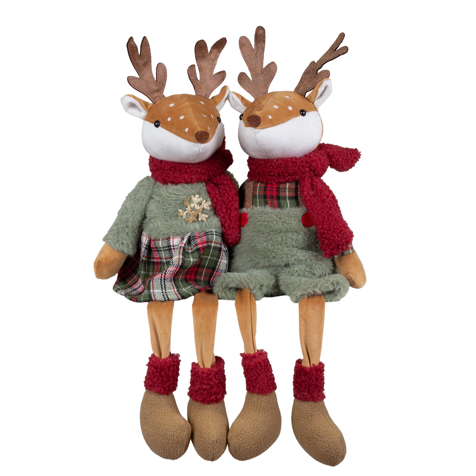 Hirsch Kantenhocker 62cm – 2 Designs, Handgefertigt