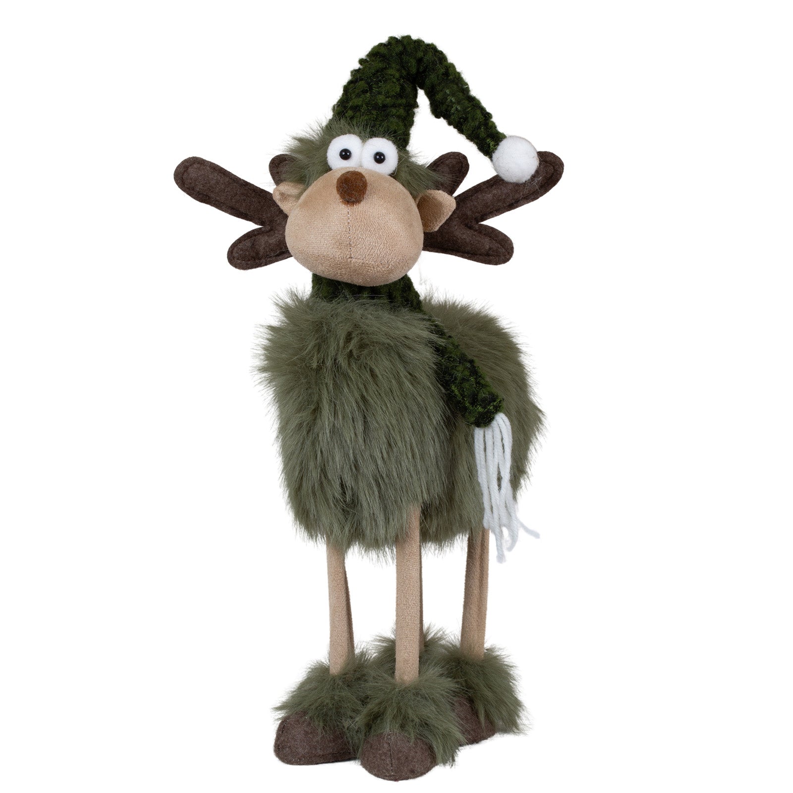 Elch 41cm (55 cm) stehend - süße Weihnachtsfigur für festliche Stimmung