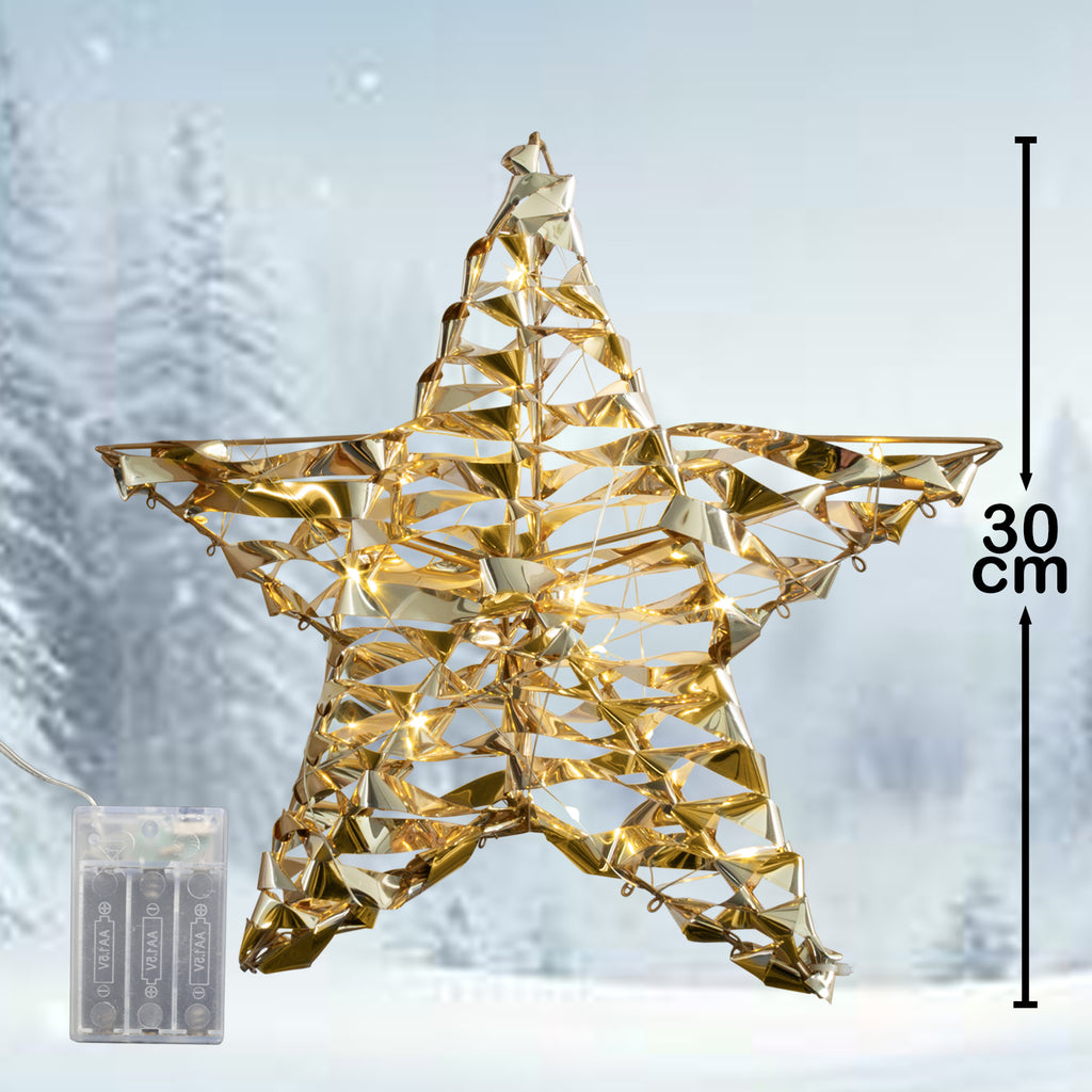 LED Stern 30cm, mit Timerfunktion