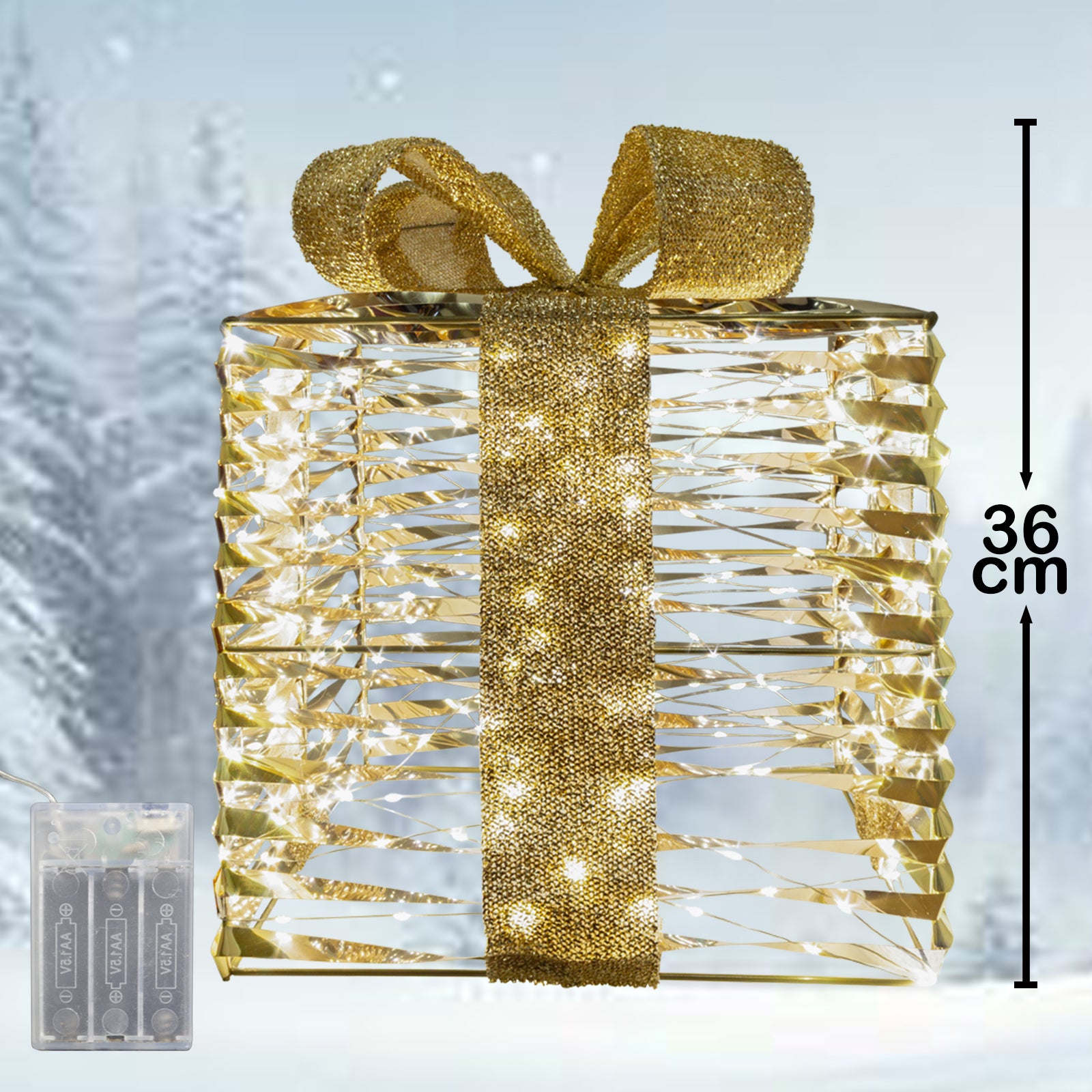 LED Geschenkboxen 36cm mit Timerfunktion