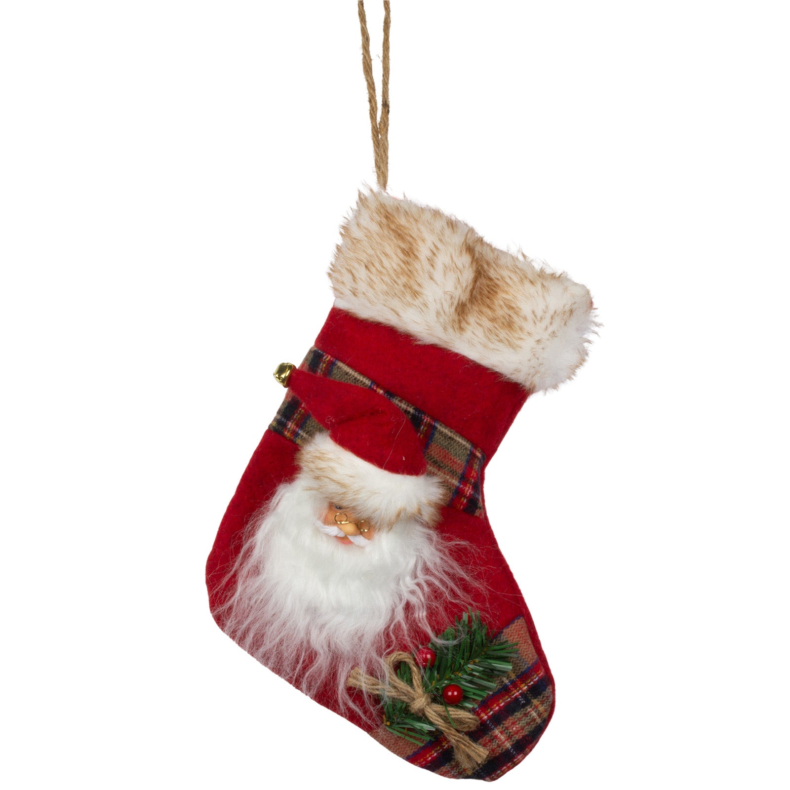 Weihnachtsstrumpf 28cm - Klassische Weihnachtsdeko für Ihr Zuhause