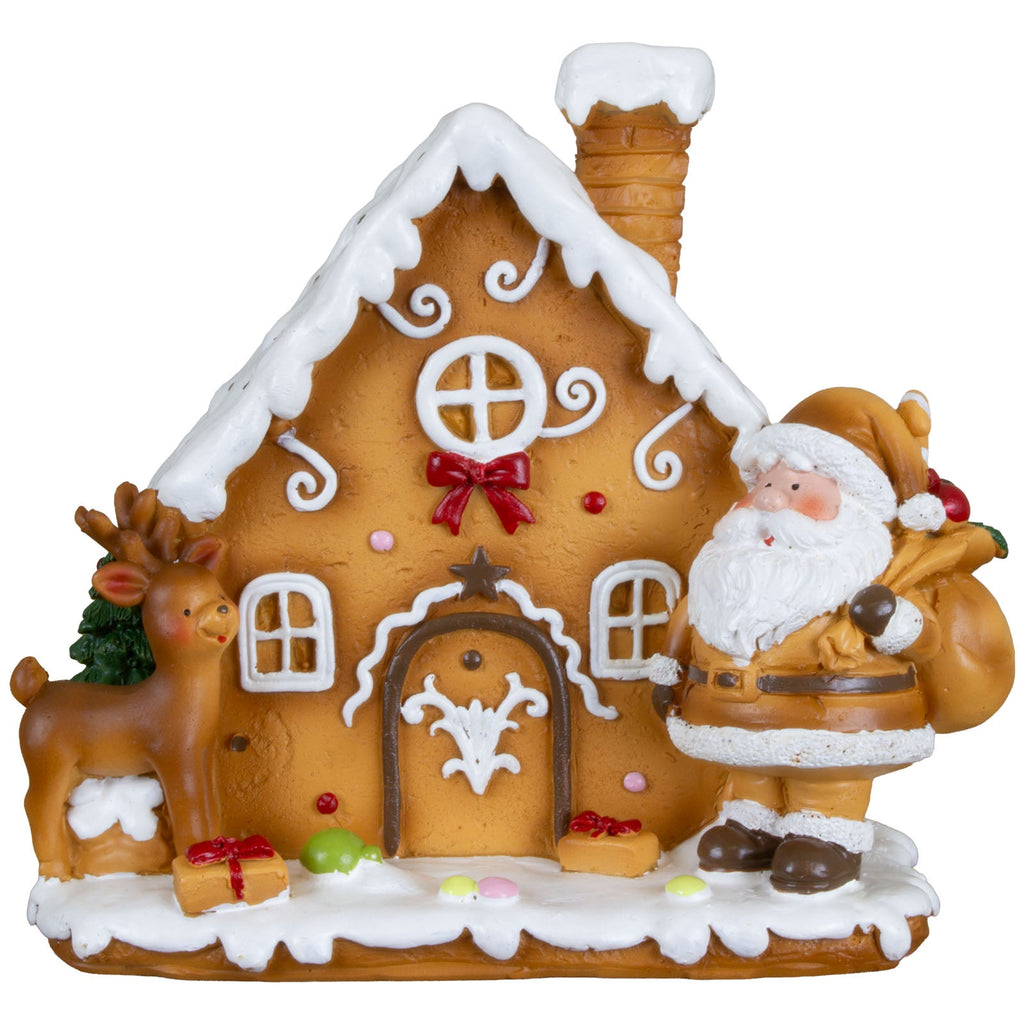 Lebkuchenhaus 13cm, Polyresin(2)