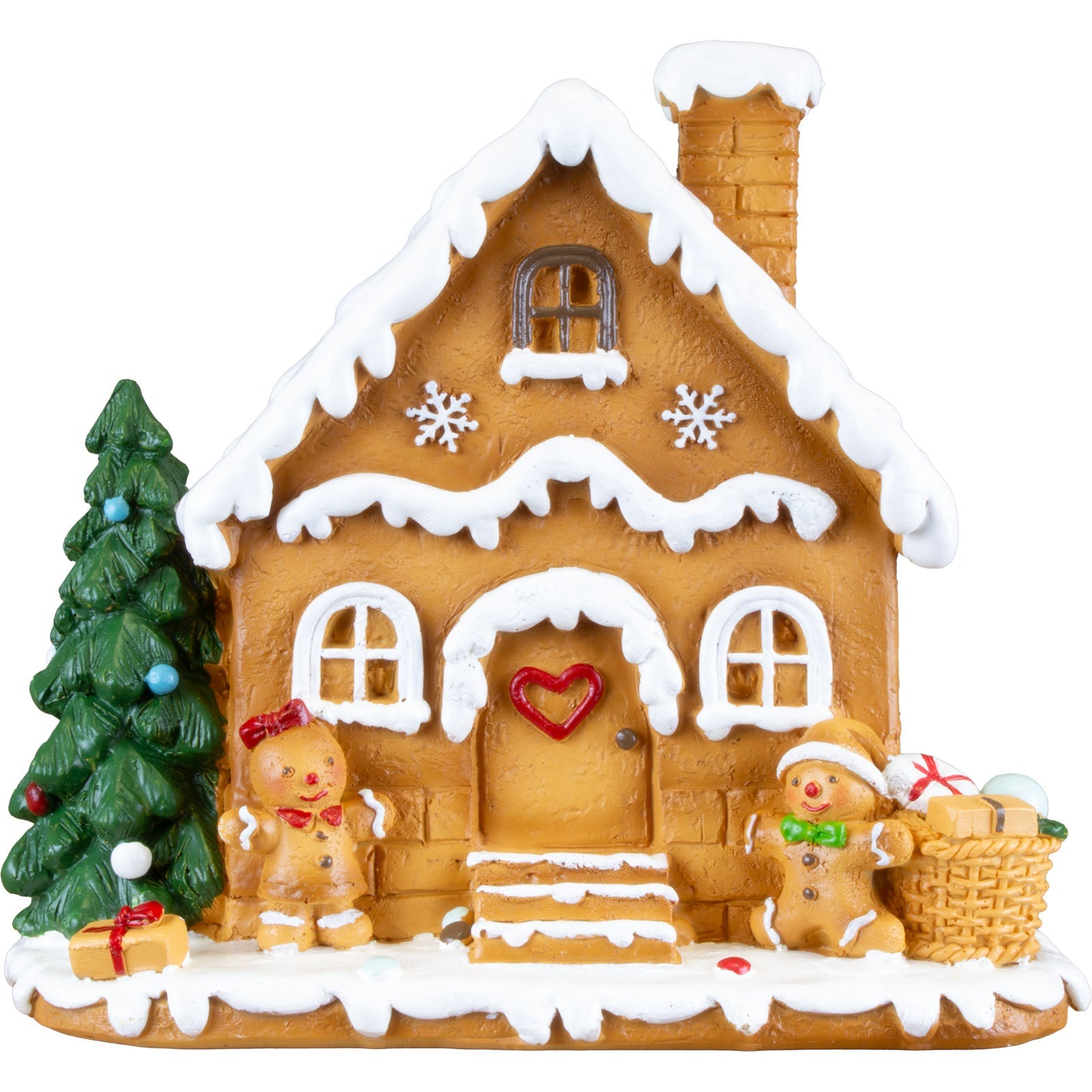 Lebkuchenhaus 14cm, Polyresin(2)