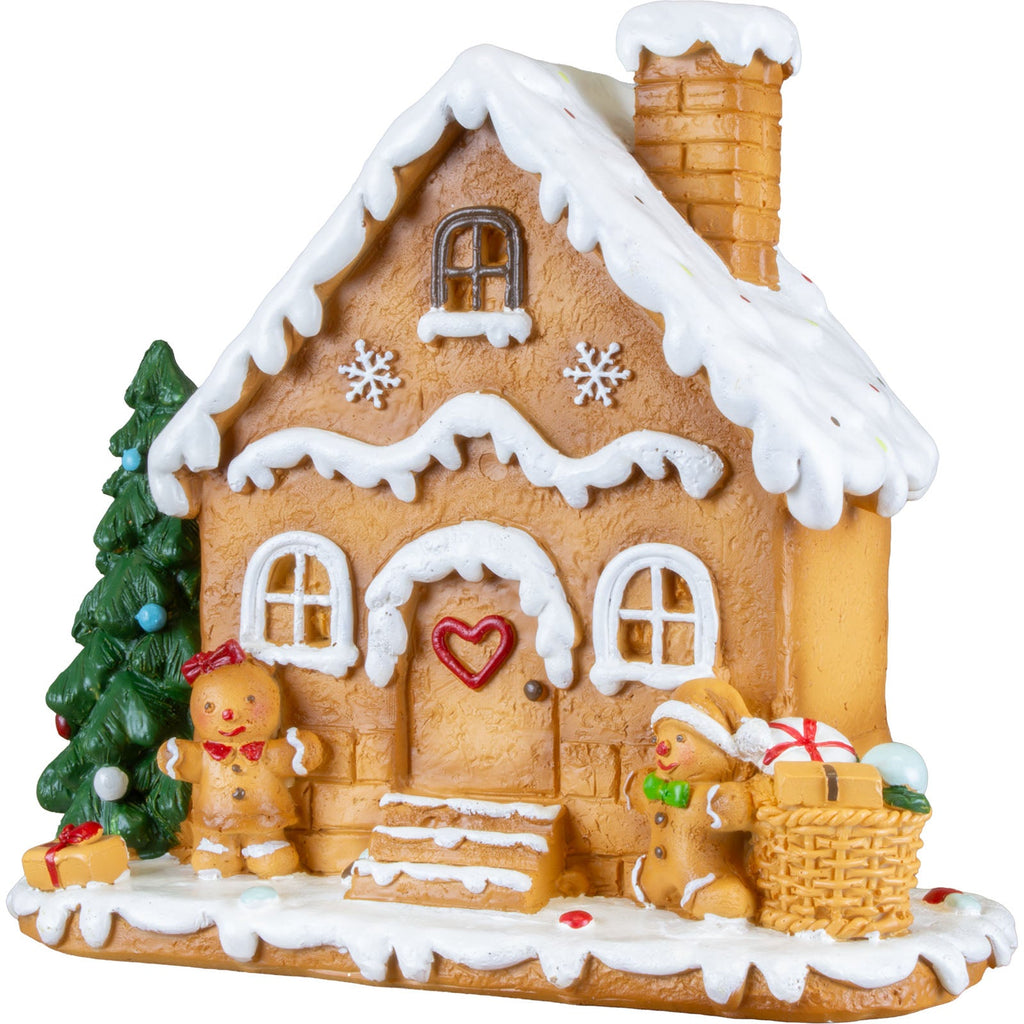 Lebkuchenhaus 14cm, Polyresin(2)