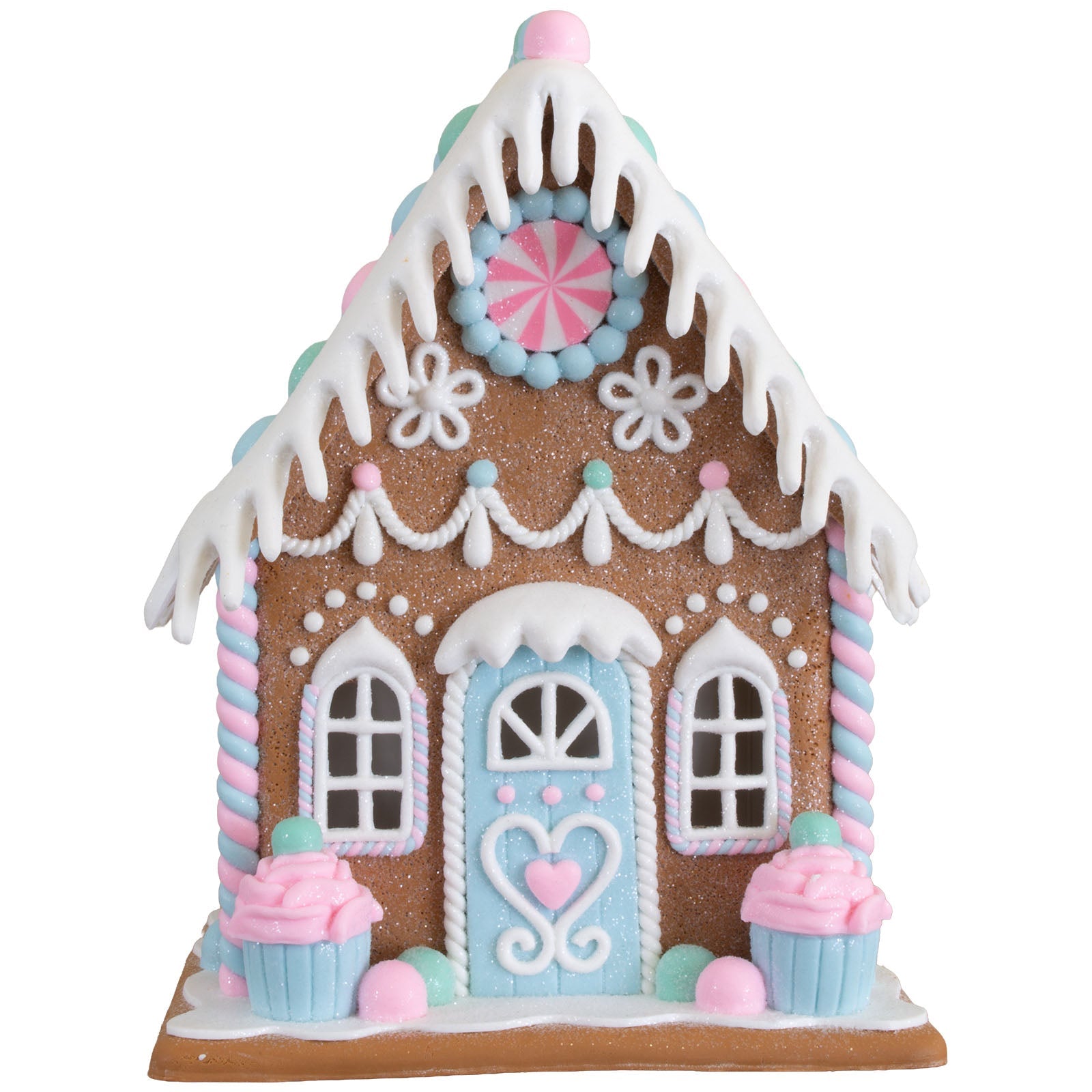 LED Lebkuchenhaus 20cm, Polyclay(1)