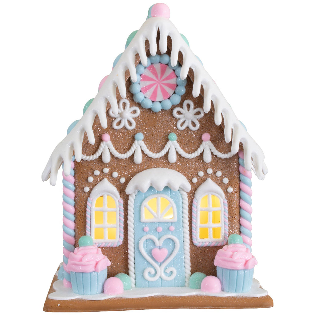 LED Lebkuchenhaus 20cm, Polyclay(1)