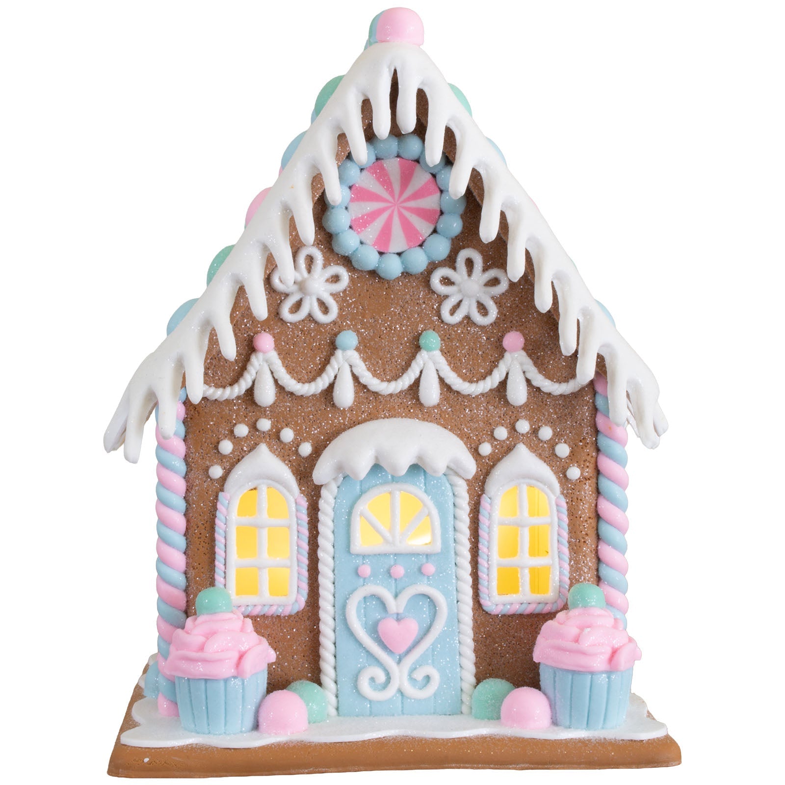 LED Lebkuchenhaus 20cm, Polyclay(1)