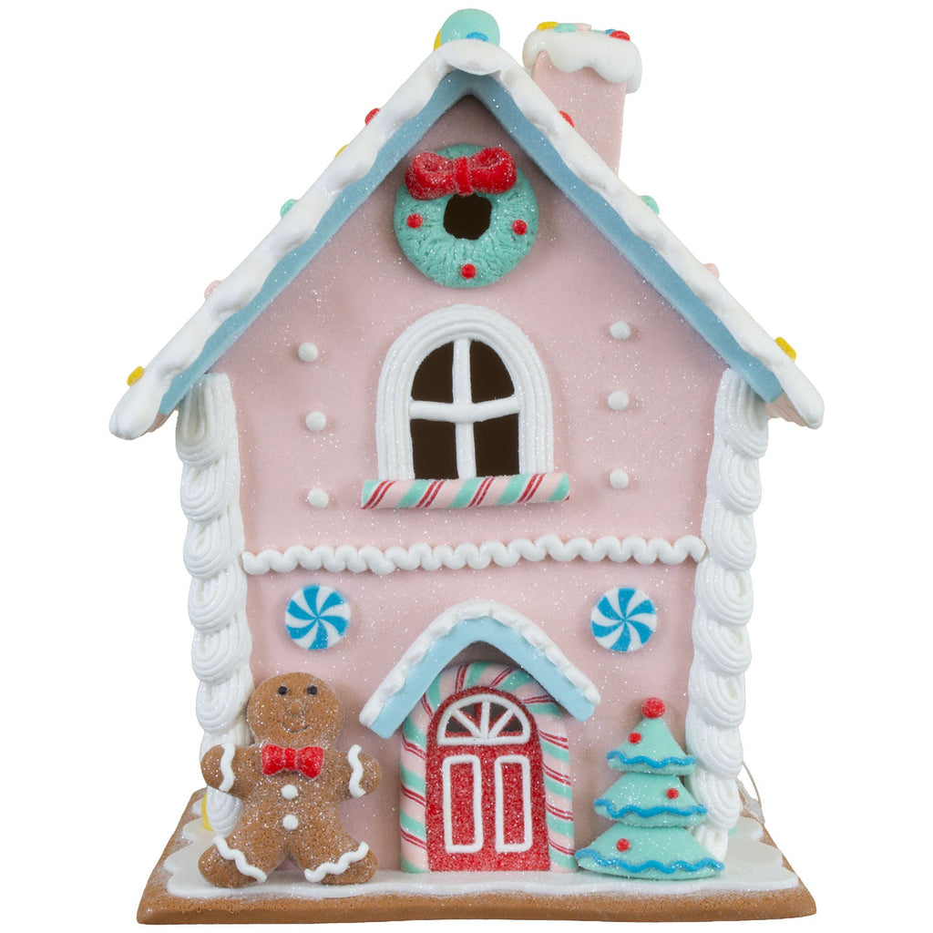 LED Lebkuchenhaus 21cm, Polyclay(1)