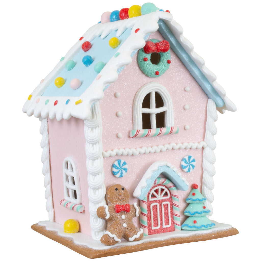 LED Lebkuchenhaus 21cm, Polyclay(1)