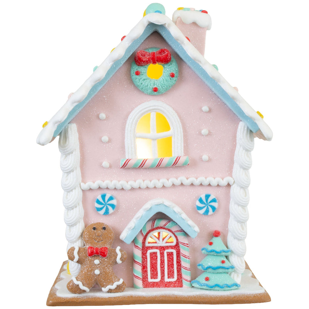 LED Lebkuchenhaus 21cm, Polyclay(1)