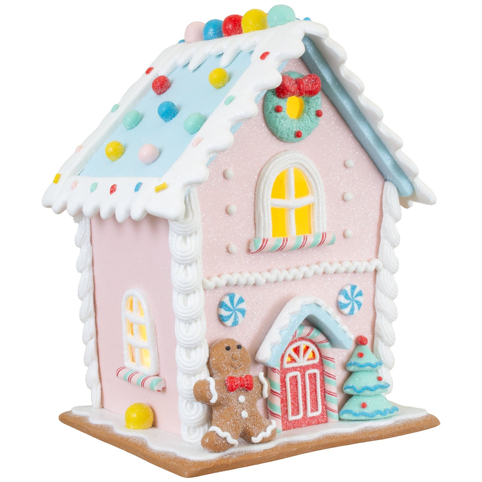 LED Lebkuchenhaus 21cm, Polyclay(1)