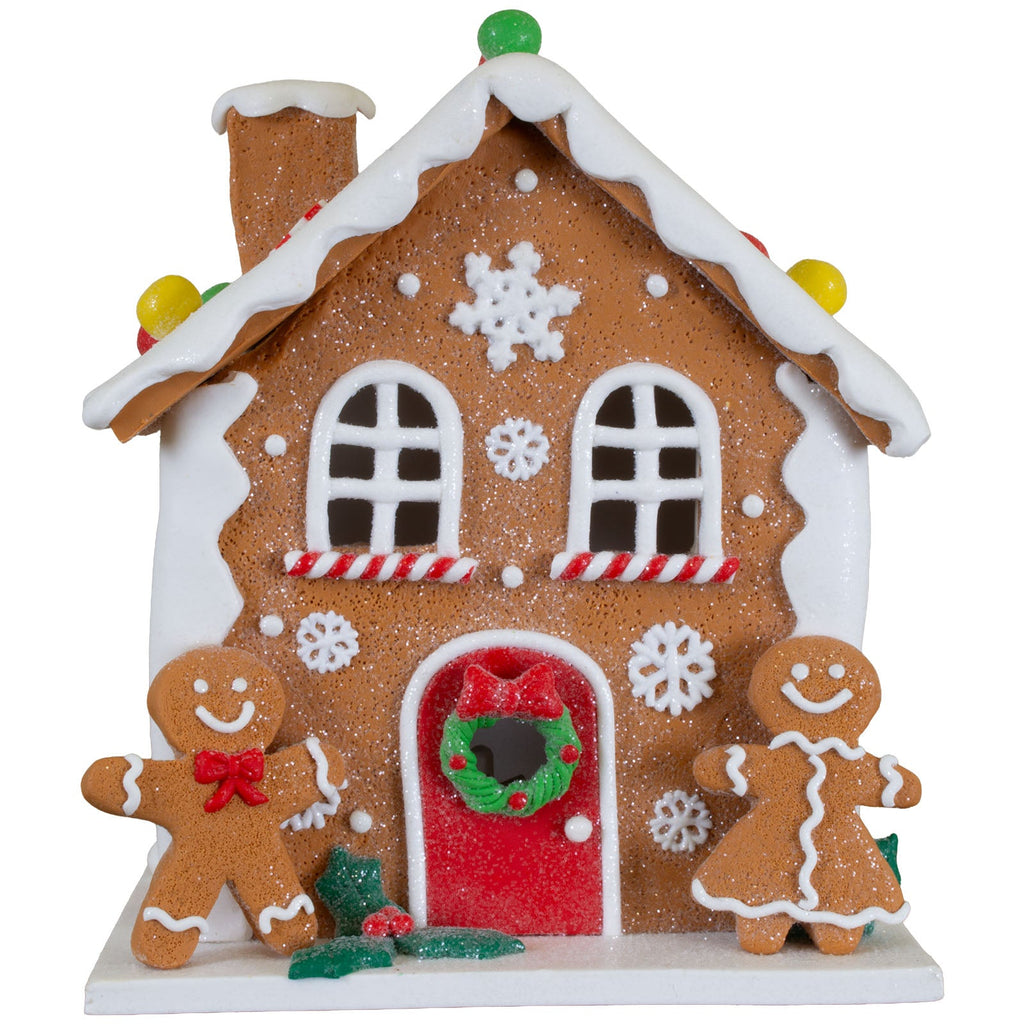 LED Lebkuchenhaus 16cm, Polyclay(1)