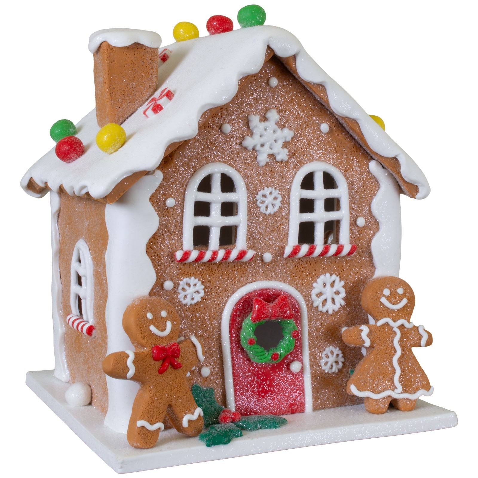 LED Lebkuchenhaus 16cm, Polyclay(1)