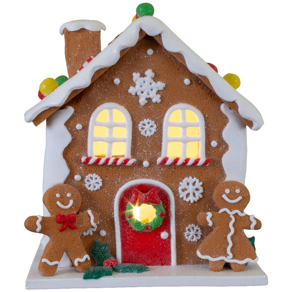 LED Lebkuchenhaus 16cm, Polyclay(1)