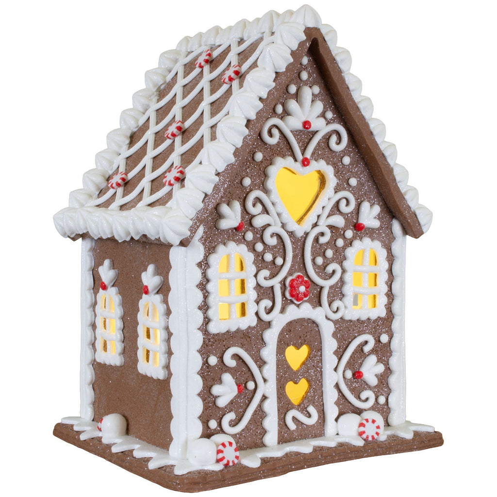 LED Lebkuchenhaus 20cm, Polyclay(2)