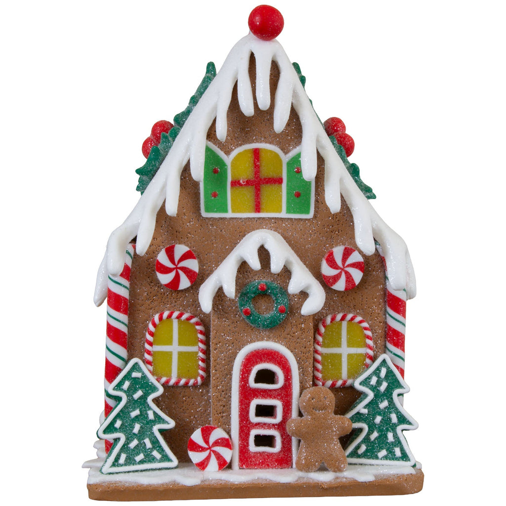 LED Lebkuchenhaus 18cm, Polyclay(2)