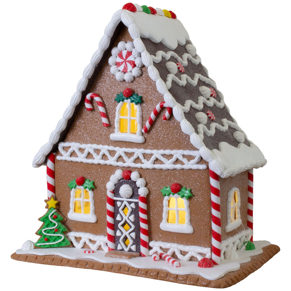 LED Lebkuchenhaus 25cm, Polyclay(1)