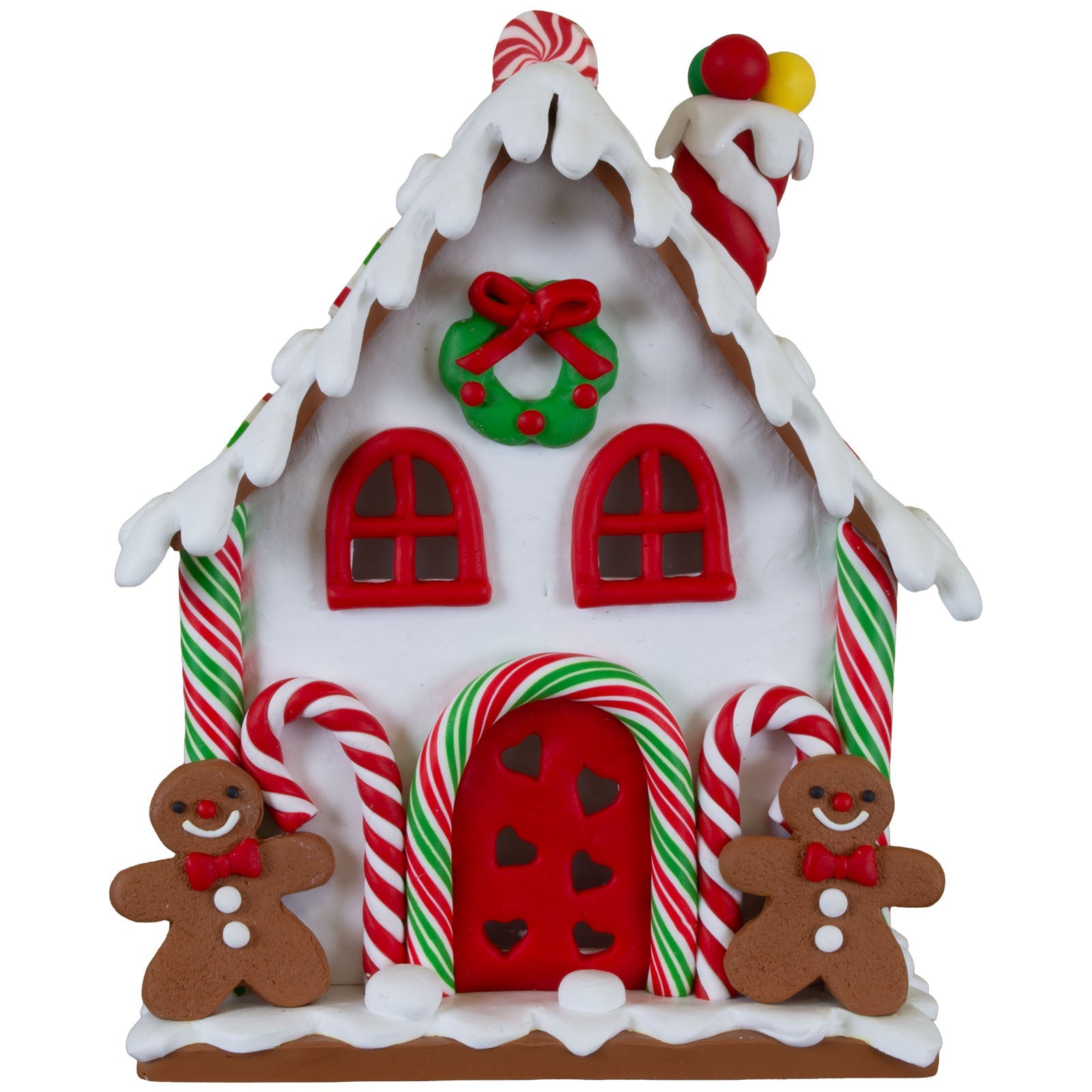 LED Lebkuchenhaus 17cm, Polyclay(3)