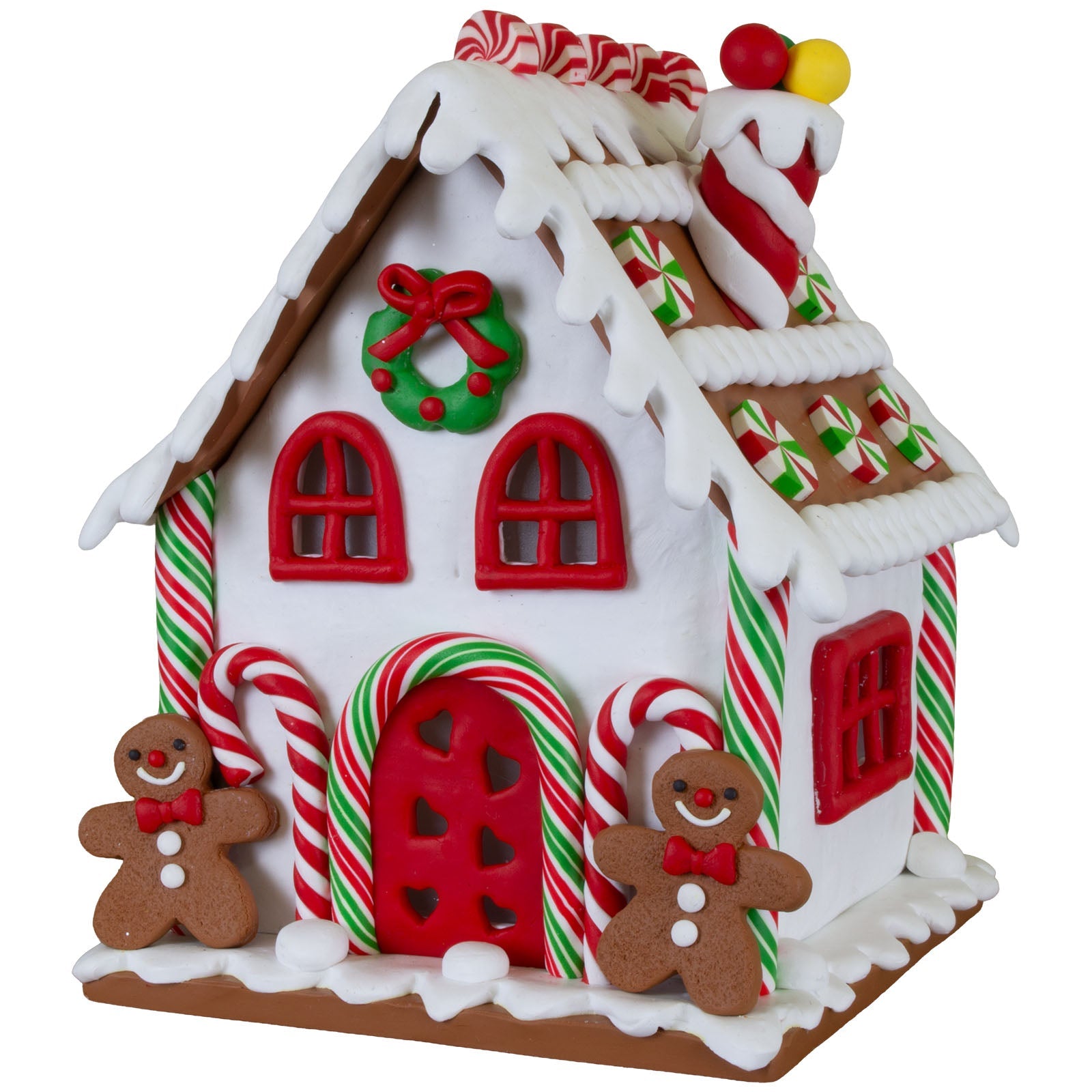 LED Lebkuchenhaus 17cm, Polyclay(3)