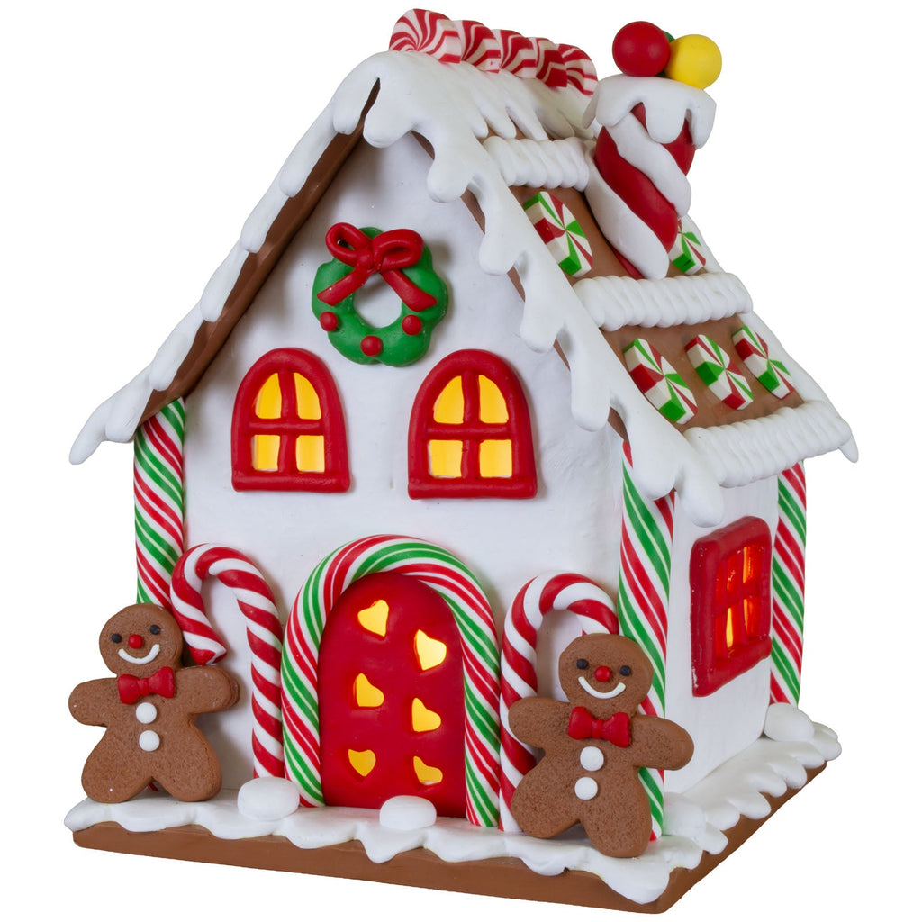 LED Lebkuchenhaus 17cm, Polyclay(3)