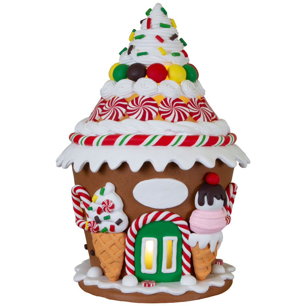 LED Lebkuchenhaus 23cm, Polyclay(1)
