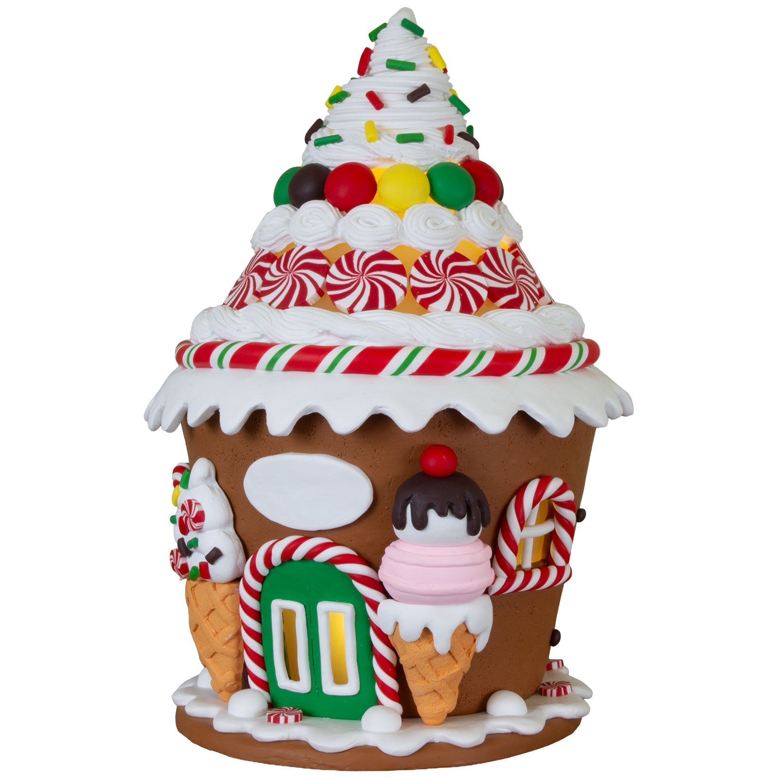 LED Lebkuchenhaus 23cm, Polyclay(1)