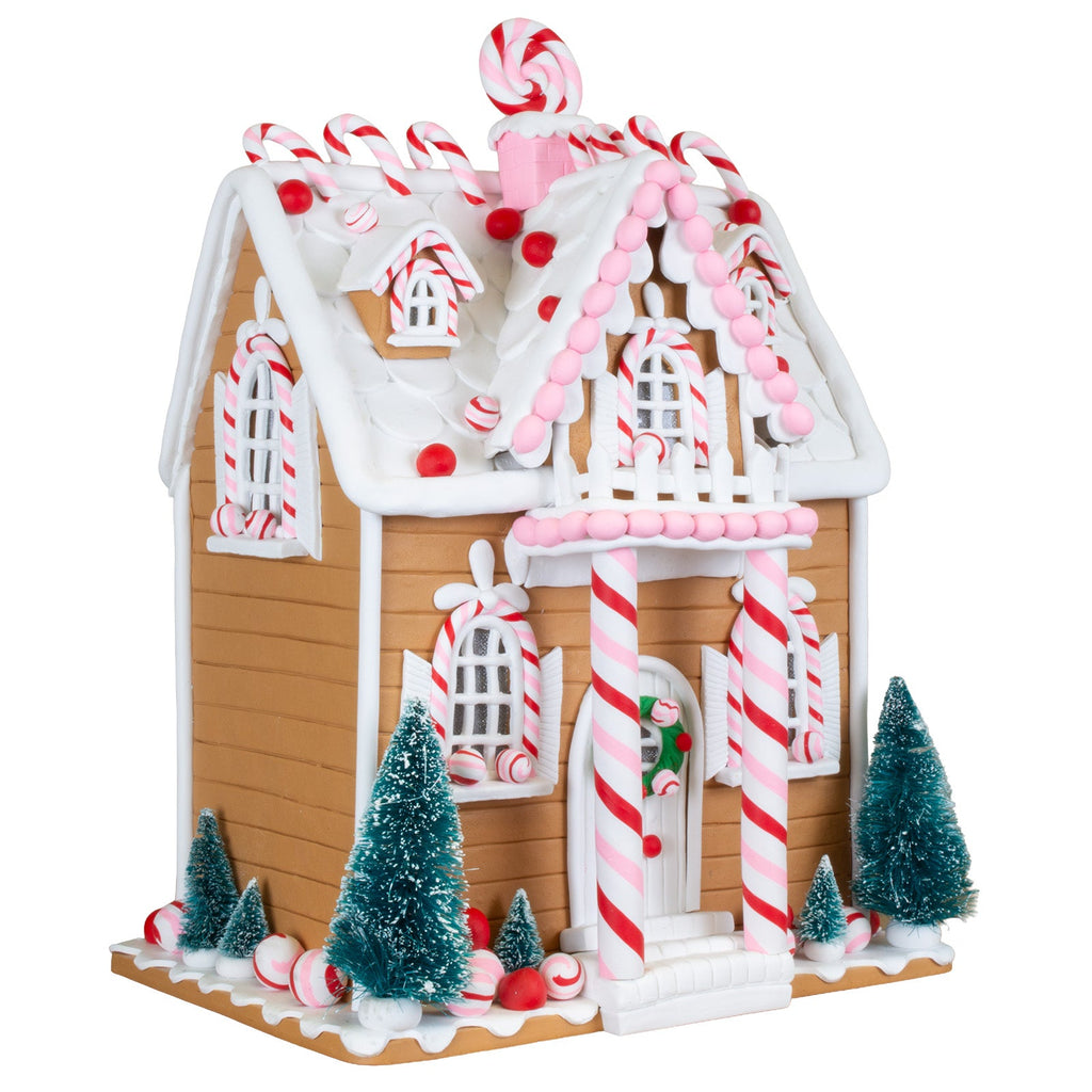 LED Lebkuchenhaus 36cm, Polyclay(1)