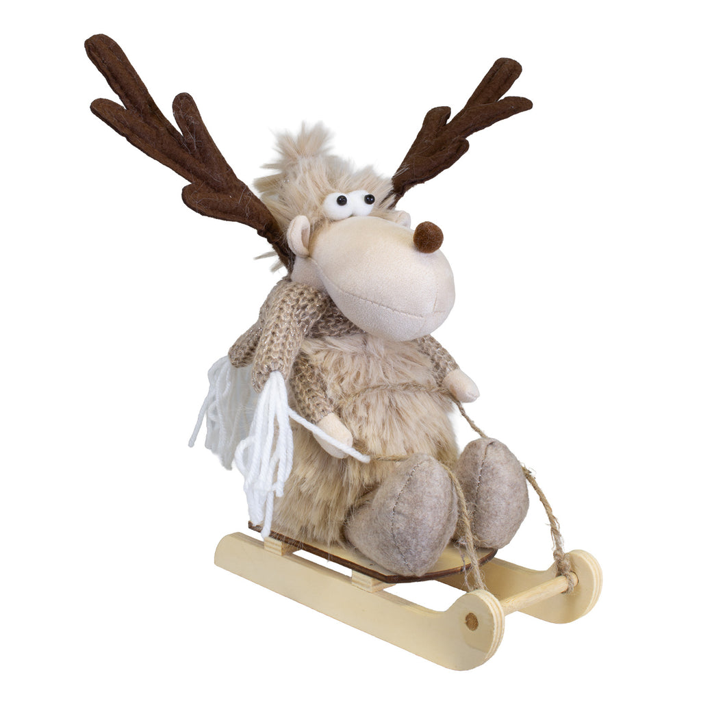 Moose on Sled 35cm