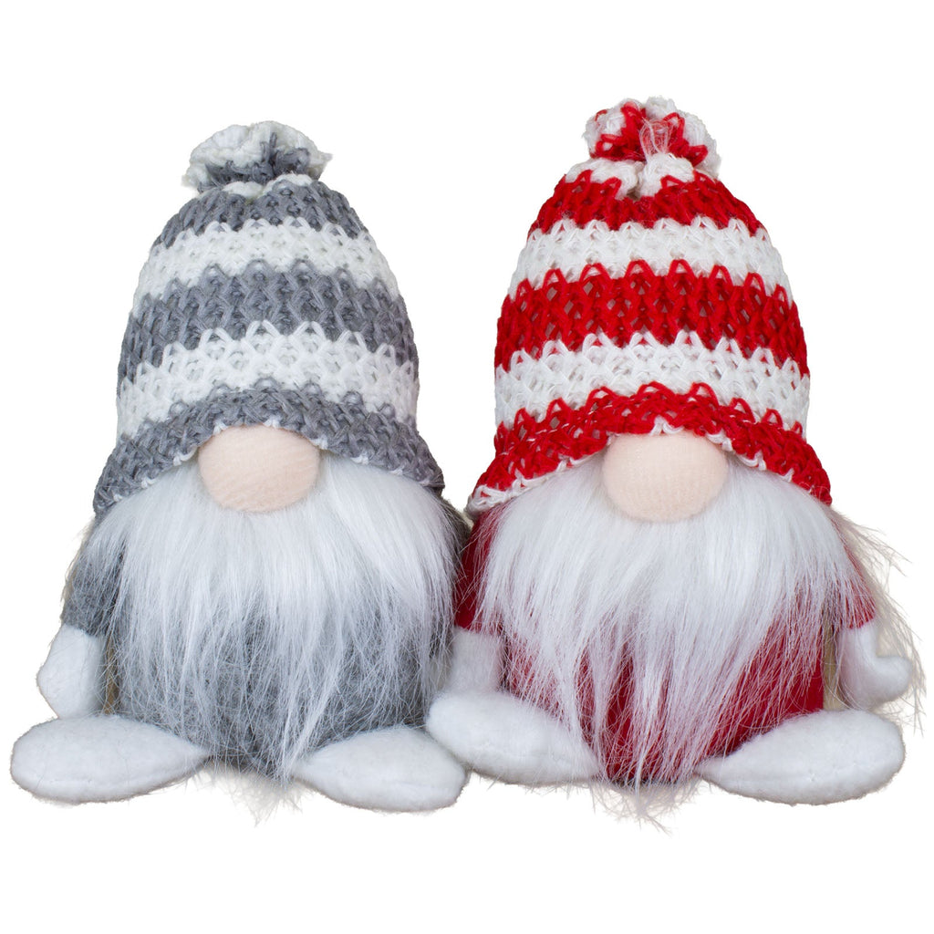 Gnom sitzend 12cm, 2 Des.(8)