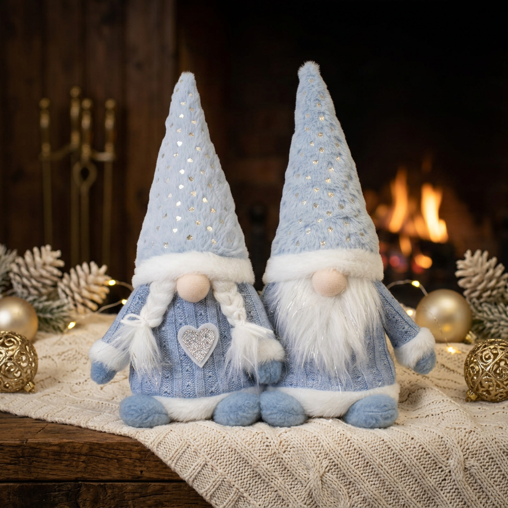Gnome, sitting, 35cm, 2 designs (12)