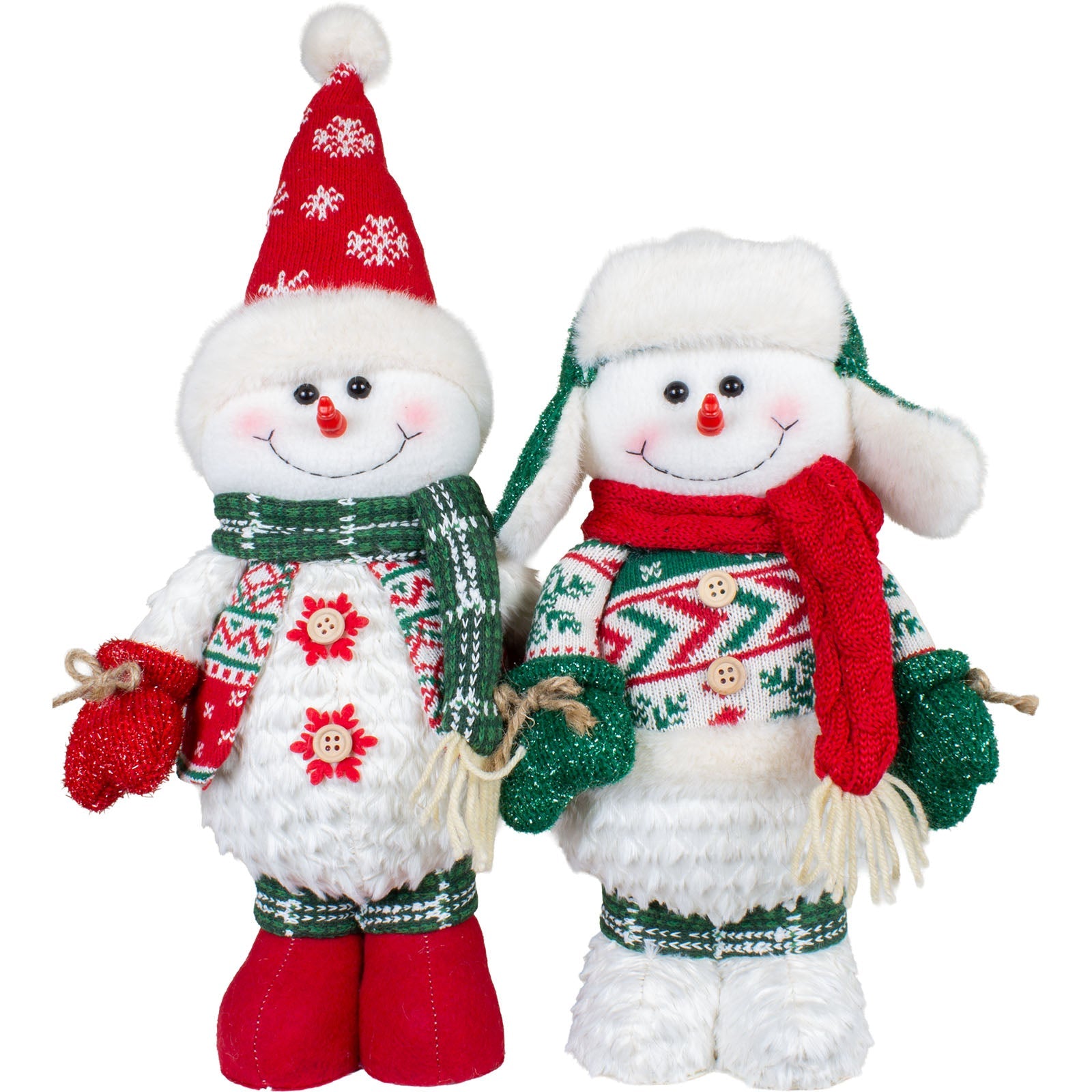 Schneemann stehender 38cm, 2 Designs