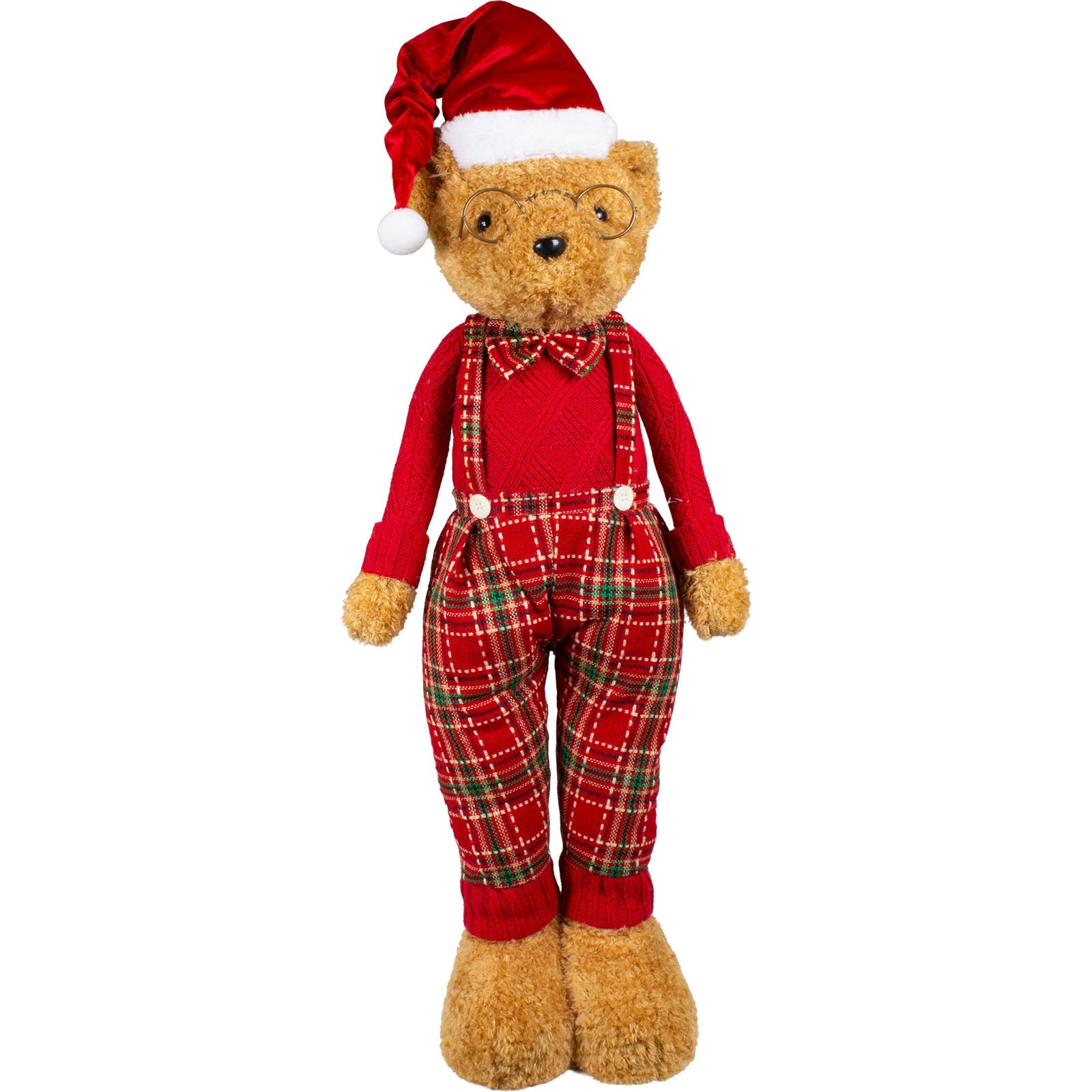 Weihnachtsbär Telesk. 48-69cm, 2 Designs