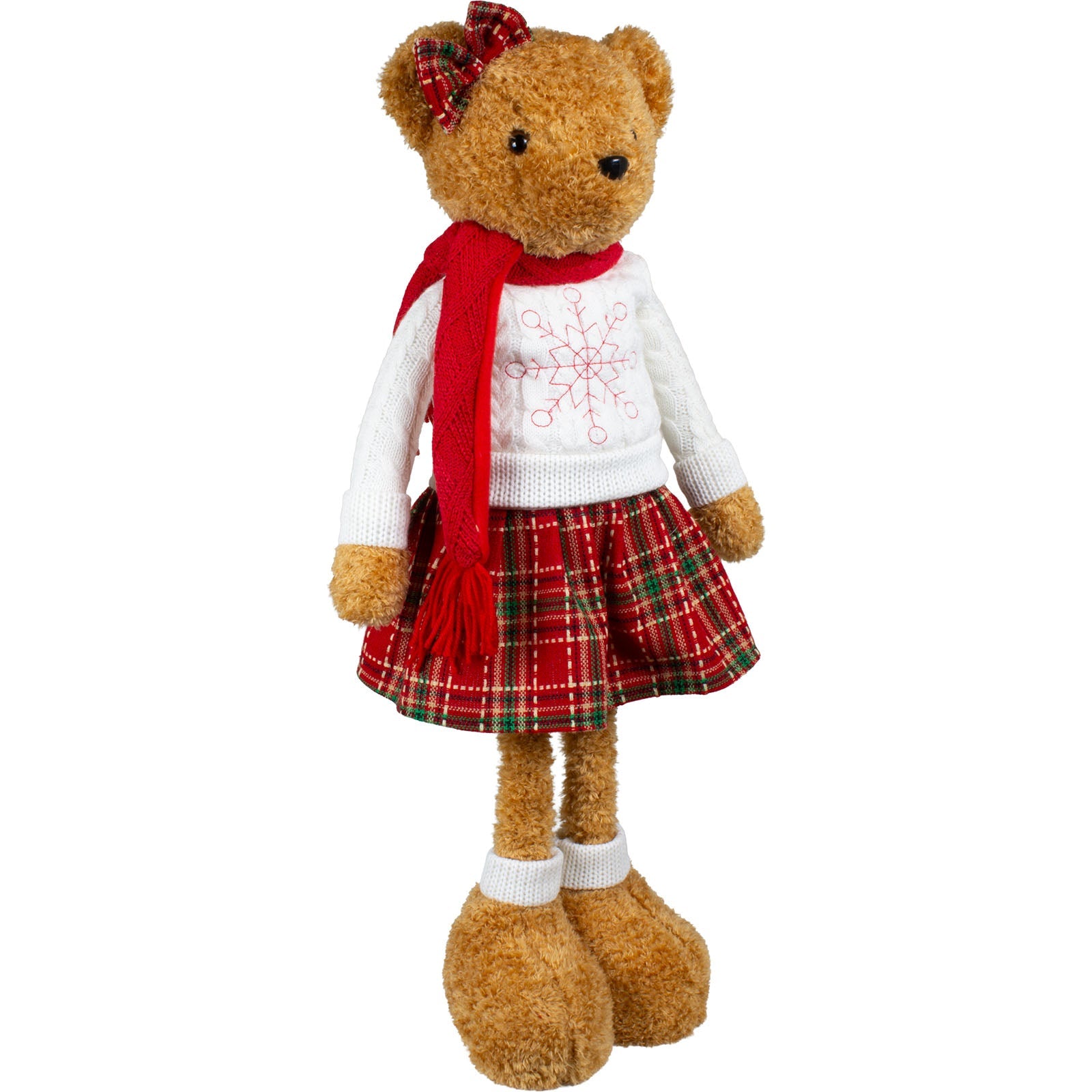 Weihnachtsbär Telesk. 48-69cm, 2 Designs
