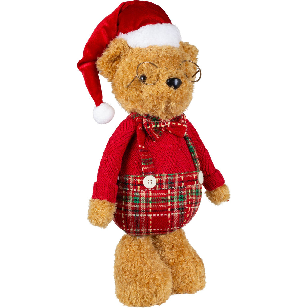 Weihnachtsbär stehender 36cm, 2 Designs