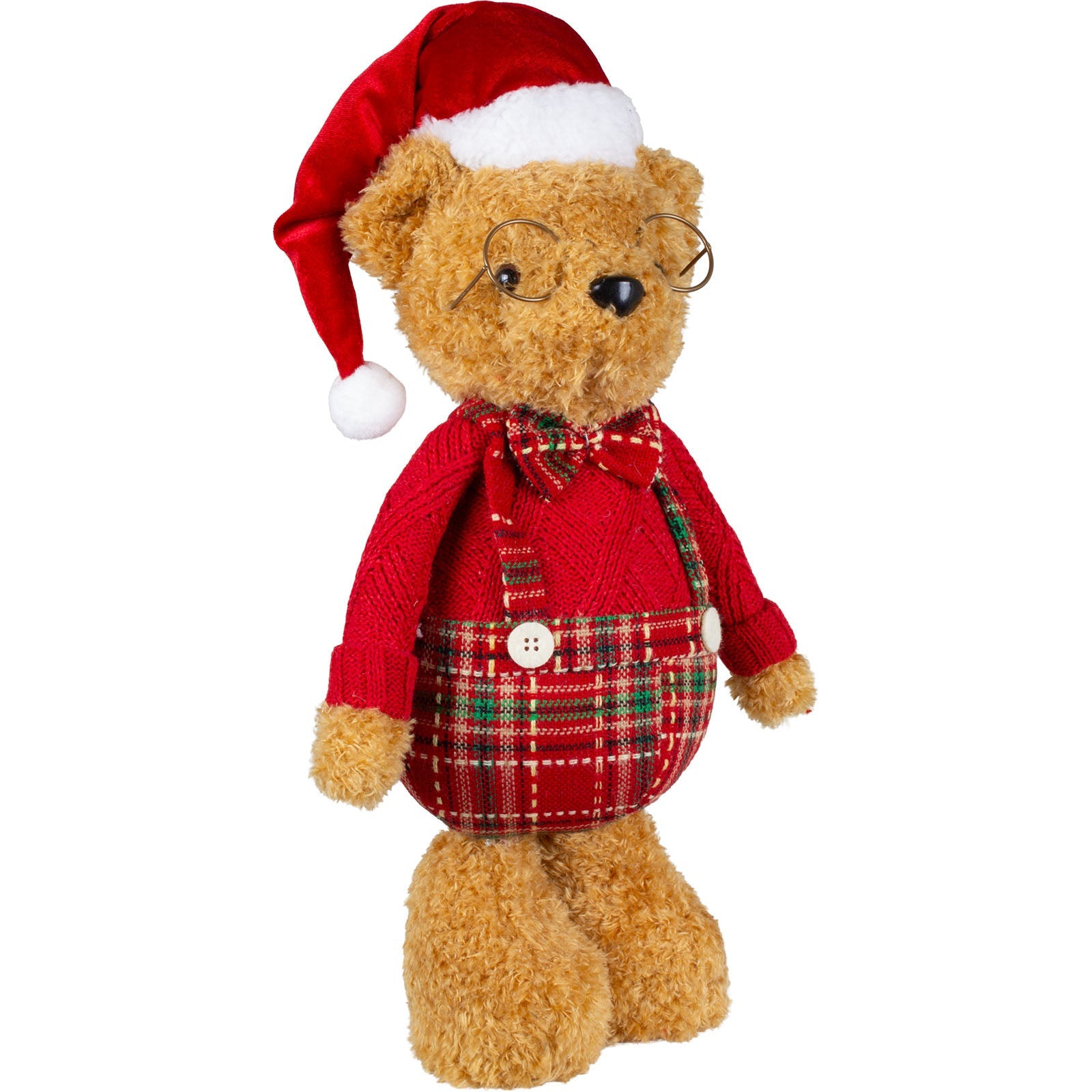 Weihnachtsbär stehender 36cm, 2 Designs