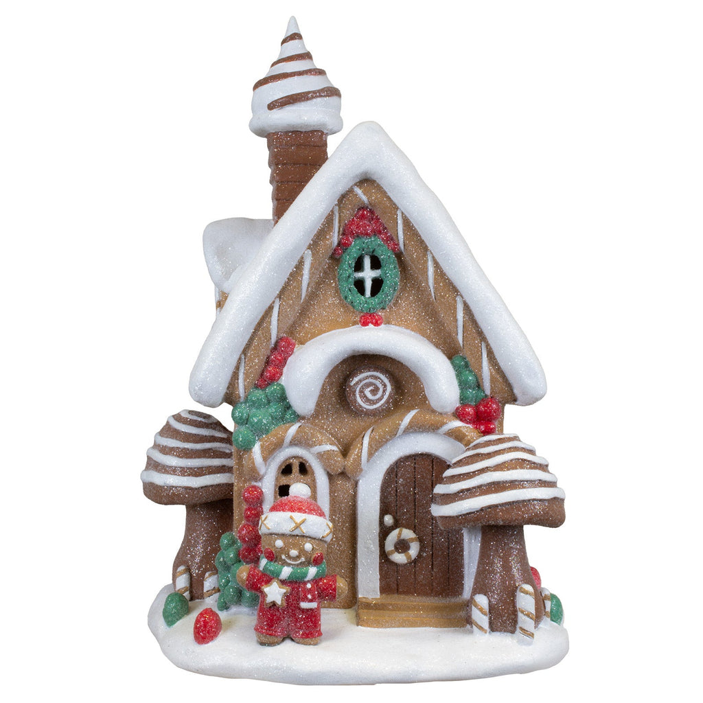 LED Lebkuchenhaus 30cm, Polyresin(1)