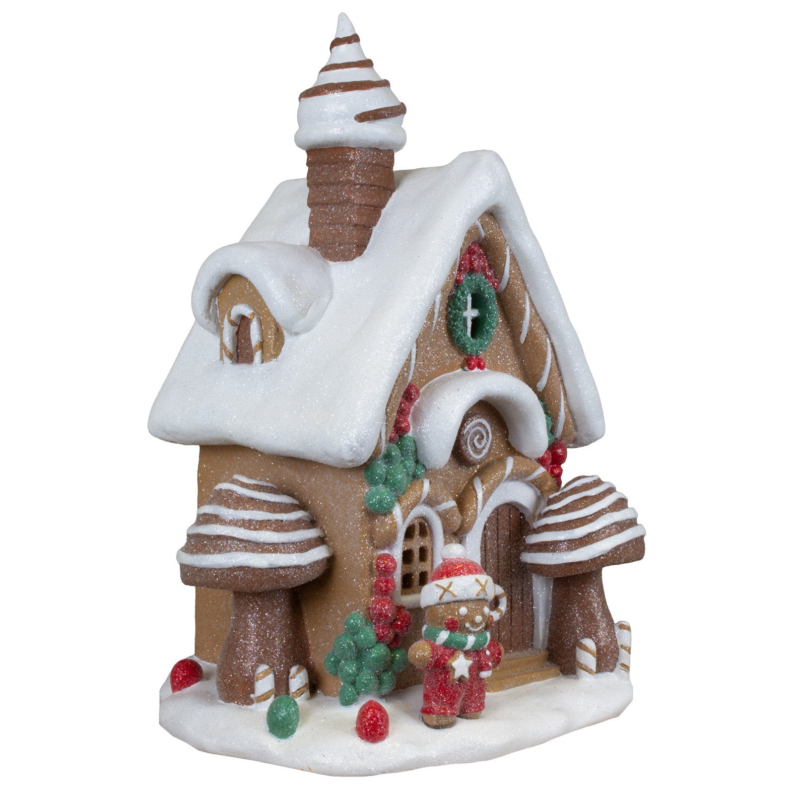 LED Lebkuchenhaus 30cm, Polyresin(1)
