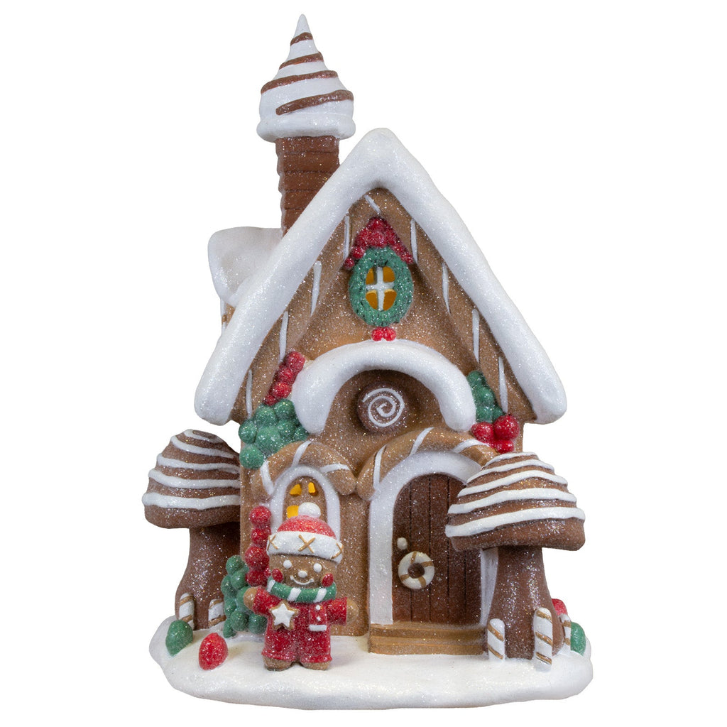 LED Lebkuchenhaus 30cm, Polyresin(1)
