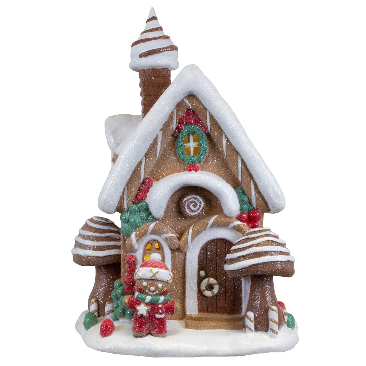LED Lebkuchenhaus 30cm, Polyresin(1)